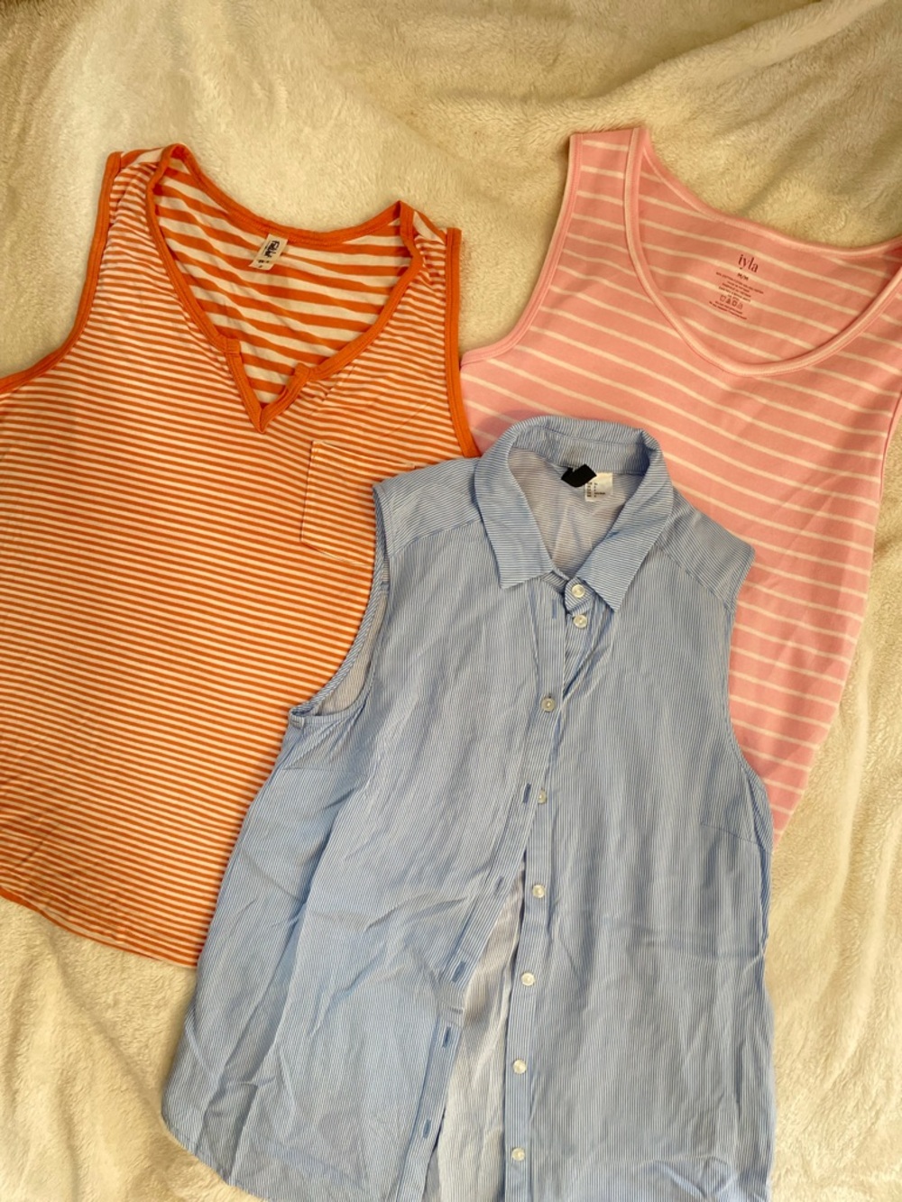 Pink Stripe Tank Top by - Girls' Pink Striped Sleeveless Top